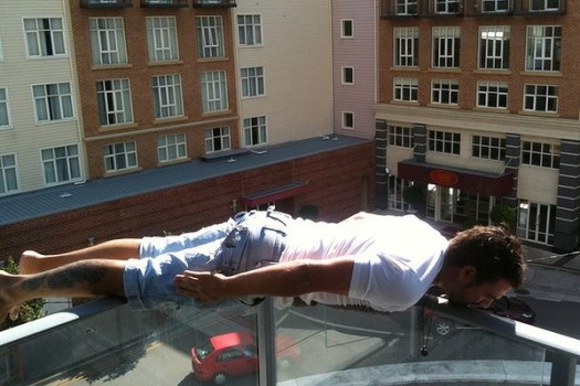 planking death in australia. Planking from a high balcony