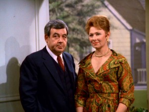 Mr. C and Mrs. C...Tom Bosley and Marion Ross on the Happy Days set.